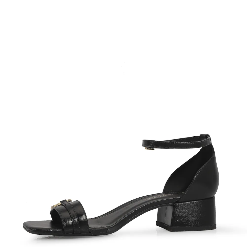 Sandália Couro Preto - imagem 4