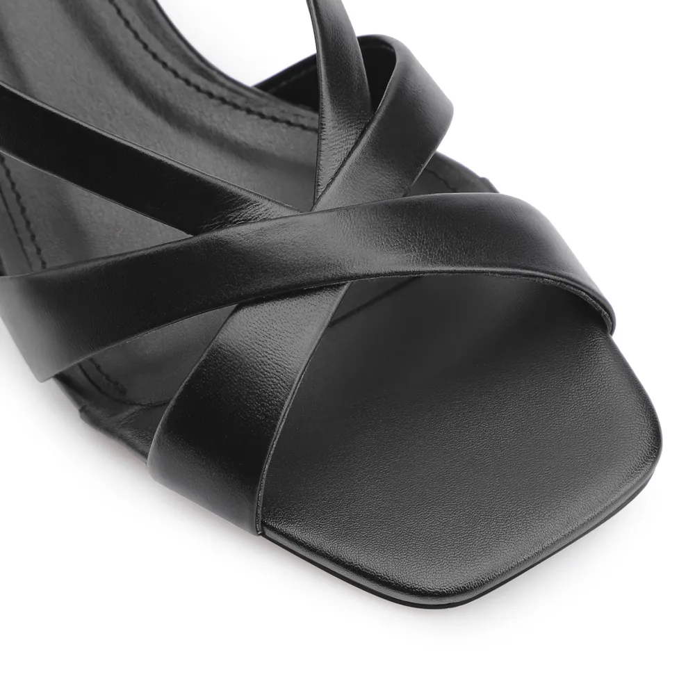 Sandália Couro Preto - imagem 6