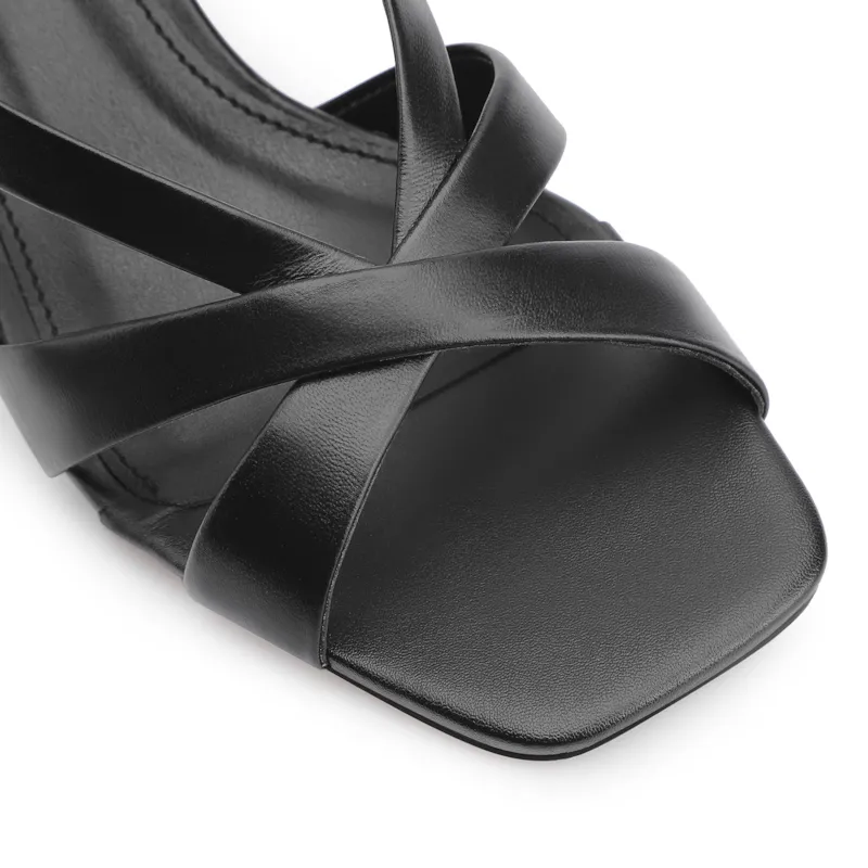 Sandália Couro Preto - foto 6