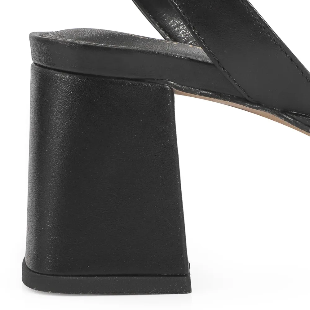 Sandália Couro Preto - imagem 8
