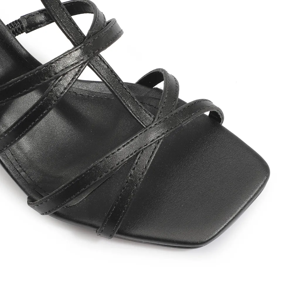 Sandália Couro Preto - imagem 7