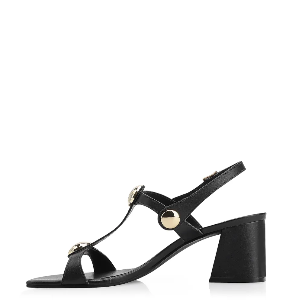 Sandália Couro Preto - imagem 4
