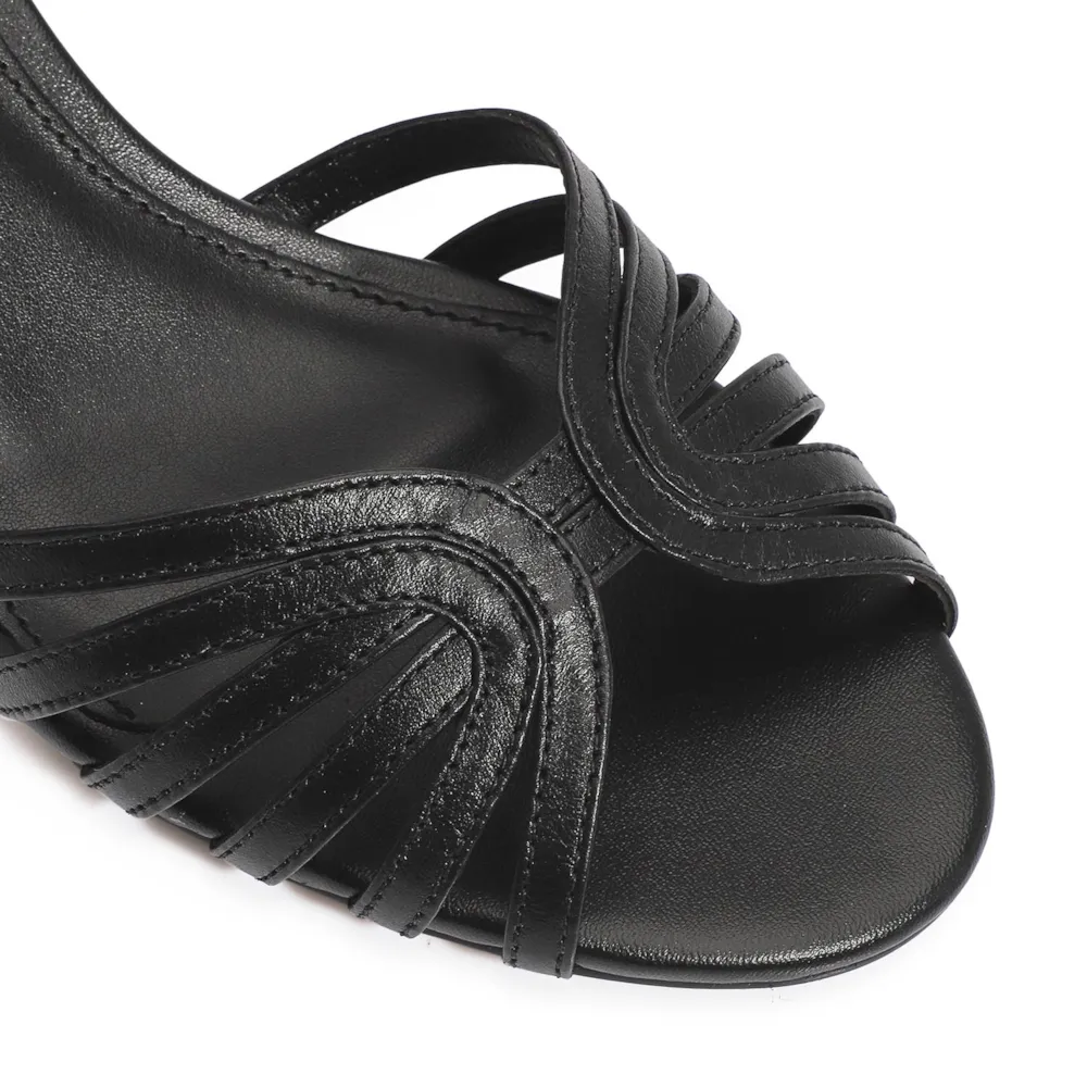 Sandália Couro Preto - imagem 6