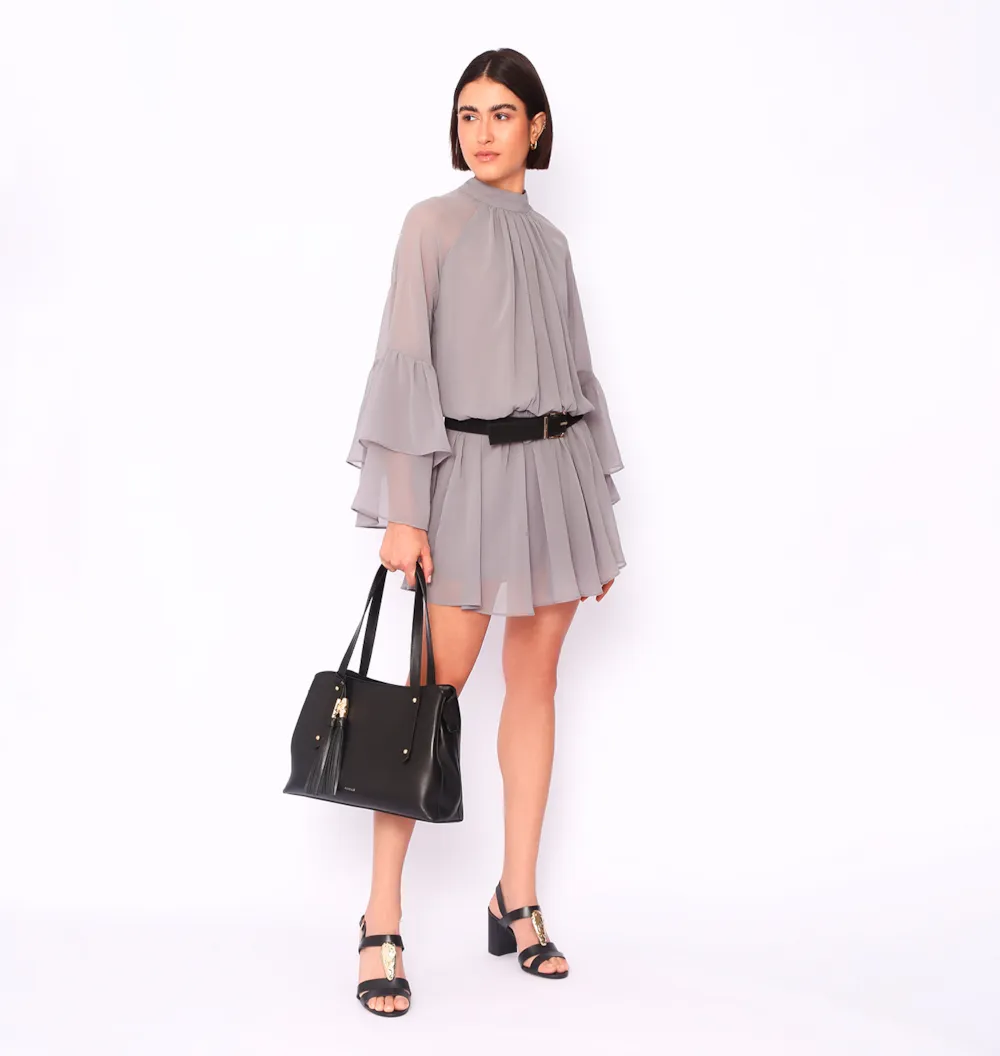 Sandália Couro Preto - imagem 4