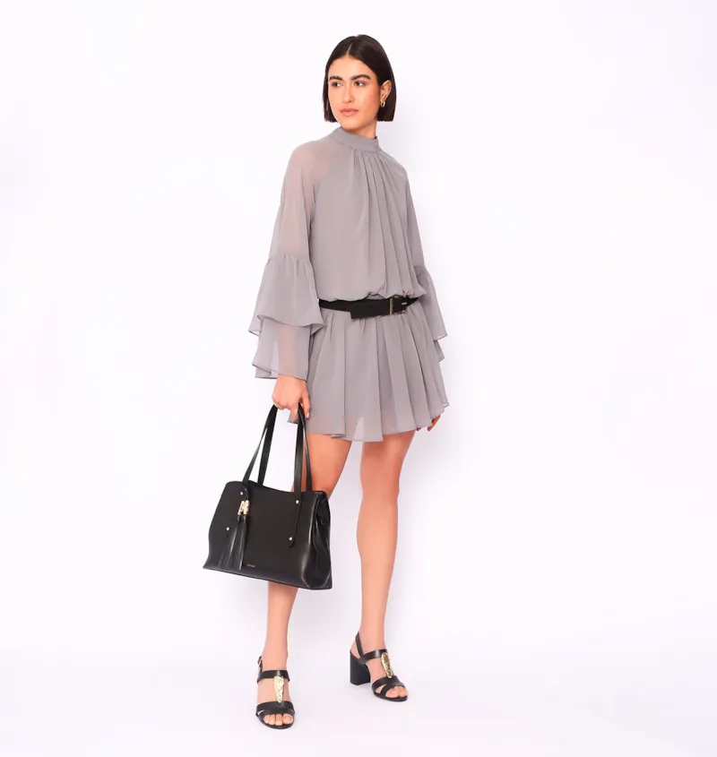 Sandália Couro Preto - foto 4