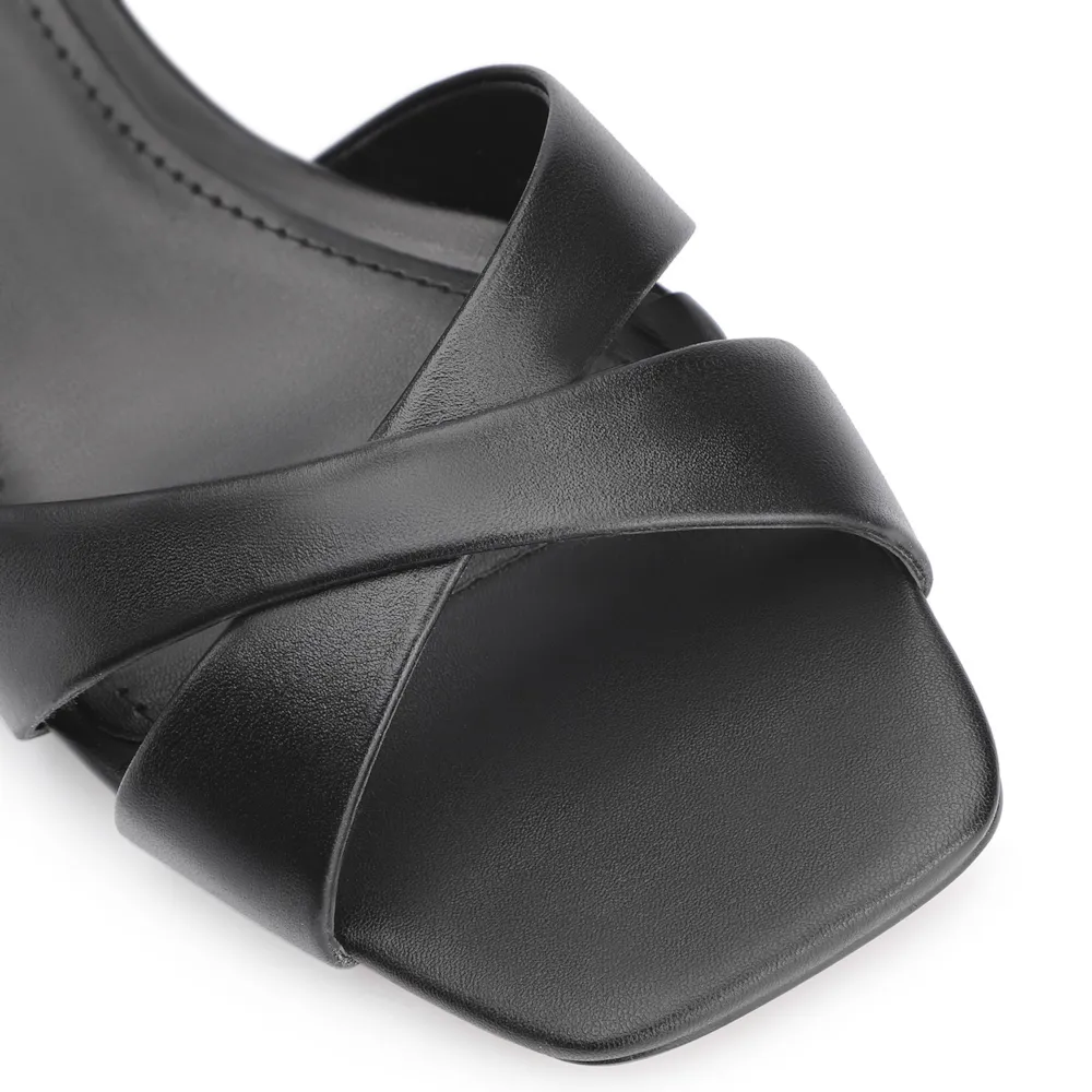 Sandália Couro Preto - imagem 7