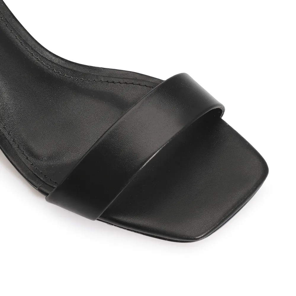Sandália Couro Preto - imagem 7