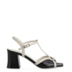 Sandália Couro Preto / Off-White - imagem 3