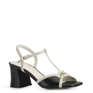 Couro Preto / Off-White