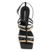 Sandália Couro Preto / Off White / Amarelo - imagem 6