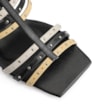 Sandália Couro Preto / Off White / Amarelo - imagem 7