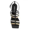 Sandália Couro Preto / Off White / Amarelo - imagem 6