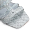 Sandália Couro Python Azul - imagem 6