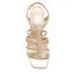 Sandália Couro Python Dourado - imagem 5