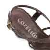 Sandália Couro Python Marrom - imagem 7