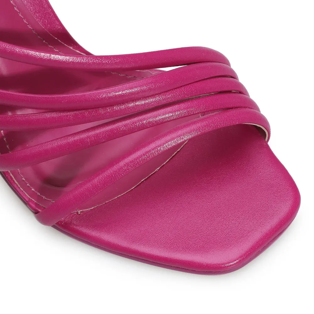 Sandália Couro Rosa - imagem 6