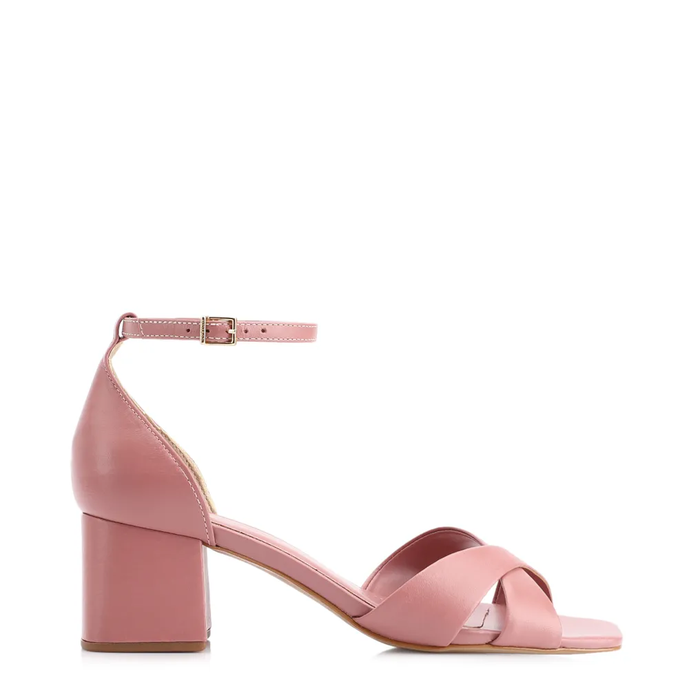 Sandália Couro Rosa - imagem 2