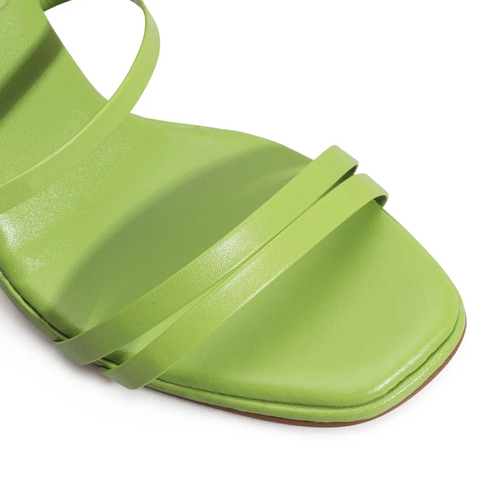Sandália Couro Verde - imagem 6