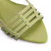 Sandália Couro Verde - imagem 6