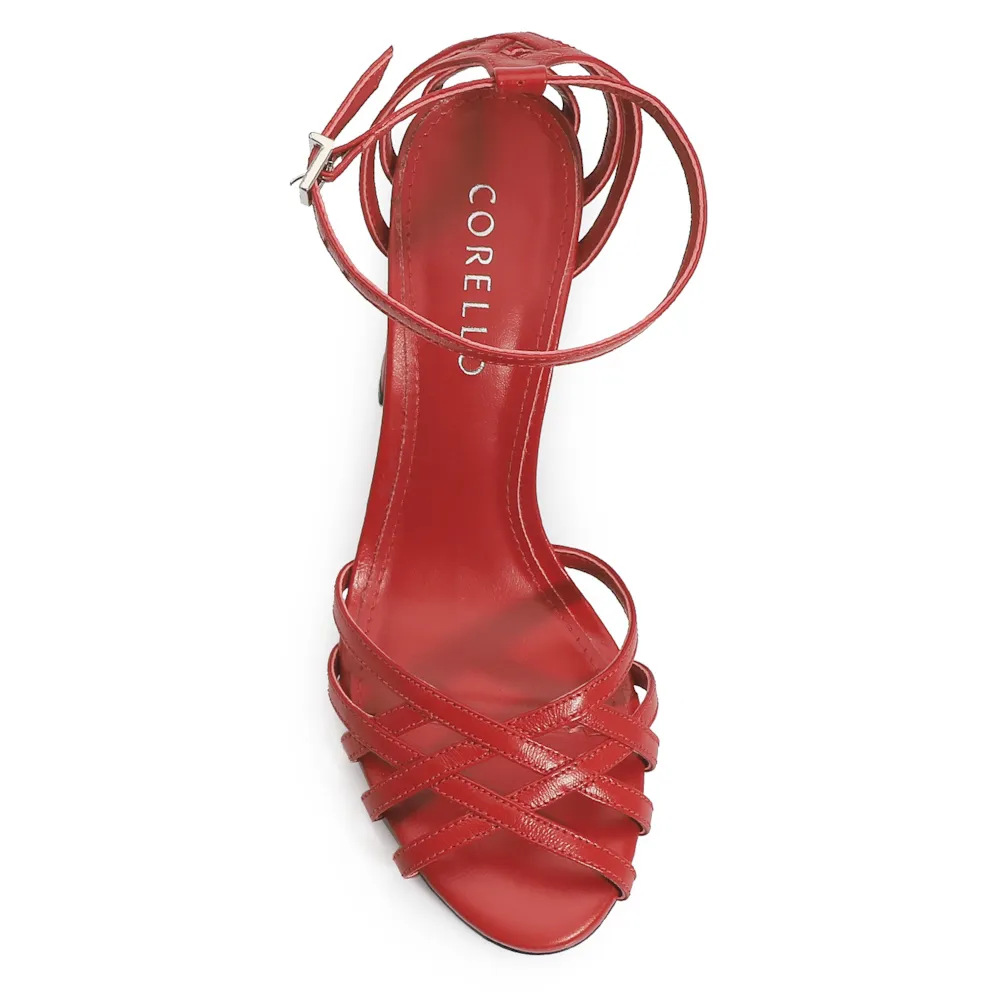 Sandália Couro Vermelho - imagem 6