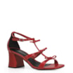 Sandália Couro Vermelho - imagem 1