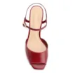 Sandália Couro Vermelho Cereja - imagem 5