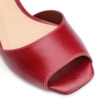 Sandália Couro Vermelho Cereja - imagem 6