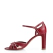 Sandália Couro/Verniz Vermelho Cereja - imagem 5