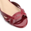 Sandália Couro/Verniz Vermelho Cereja - imagem 7
