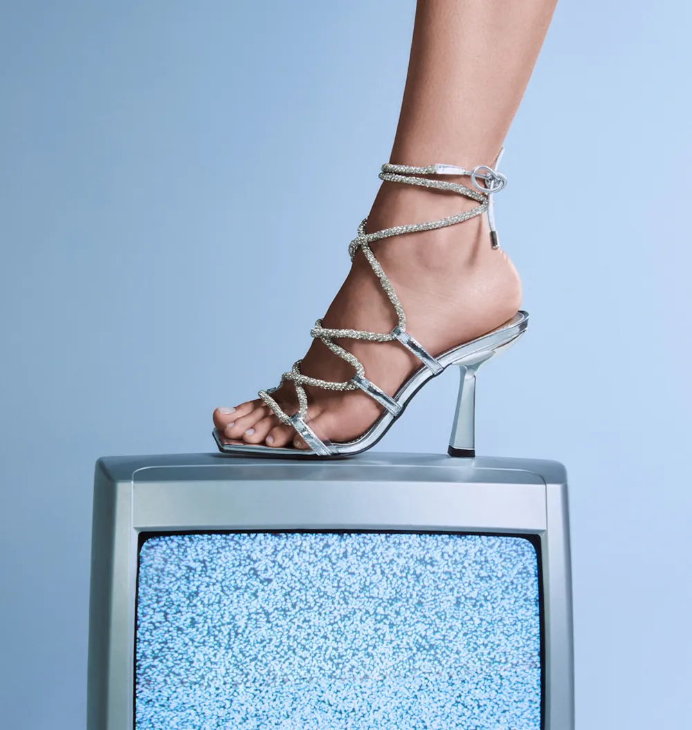Sandália Cristal Specchio Alternativo Prata - imagem 2