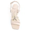 Sandália Estrela Do Mar Couro/Ráfia Off White - imagem 5