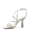 Sandália Feminina Tiras Couro Off White - imagem 4