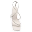 Sandália Feminina Tiras Couro Off White - imagem 5