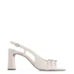 Sandália Fivelas Verniz Off White - imagem 3