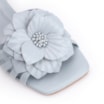 Sandália Flor Couro Azul/Alt Azul - imagem 7