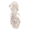 Sandália Flor Couro Off White - imagem 5
