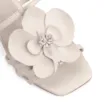 Sandália Flor Couro Off White - imagem 6