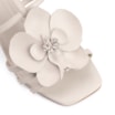 Sandália Flor Couro Off White - imagem 6