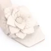 Sandália Flor Couro Off White/Alt Off White - imagem 7