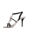 Sandália Flor Couro Preto/Off White - imagem 5