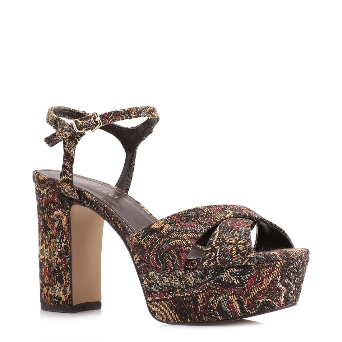 Sandália Jacquard Paisley