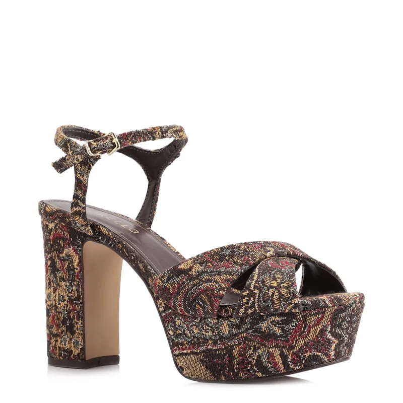 Sandália Jacquard Paisley