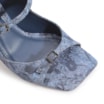 Sandália Jeans Floral - imagem 7