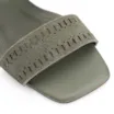 Sandália Laser Cut Couro Camurça Verde - imagem 7