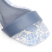 Sandália Lenço Couro Azul - imagem 7