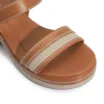 Sandália Linho/Couro Caramelo - imagem 7
