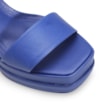 Sandália Meia Pata Inês Couro Azul - imagem 7
