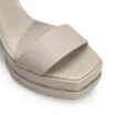 Sandália Meia Pata Inês Couro Bege - imagem 7