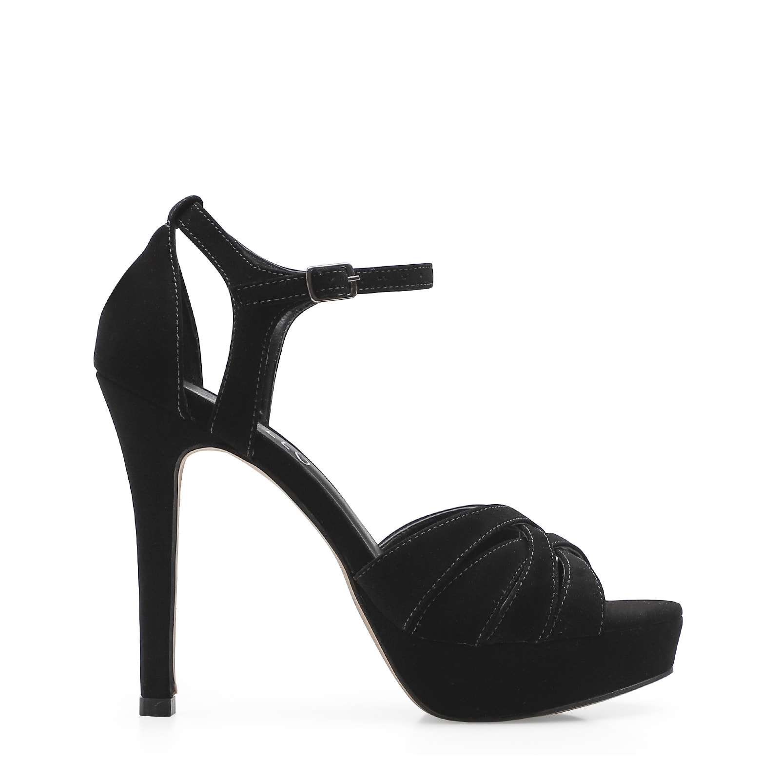 Sandália Meia Pata Nobuck Preto