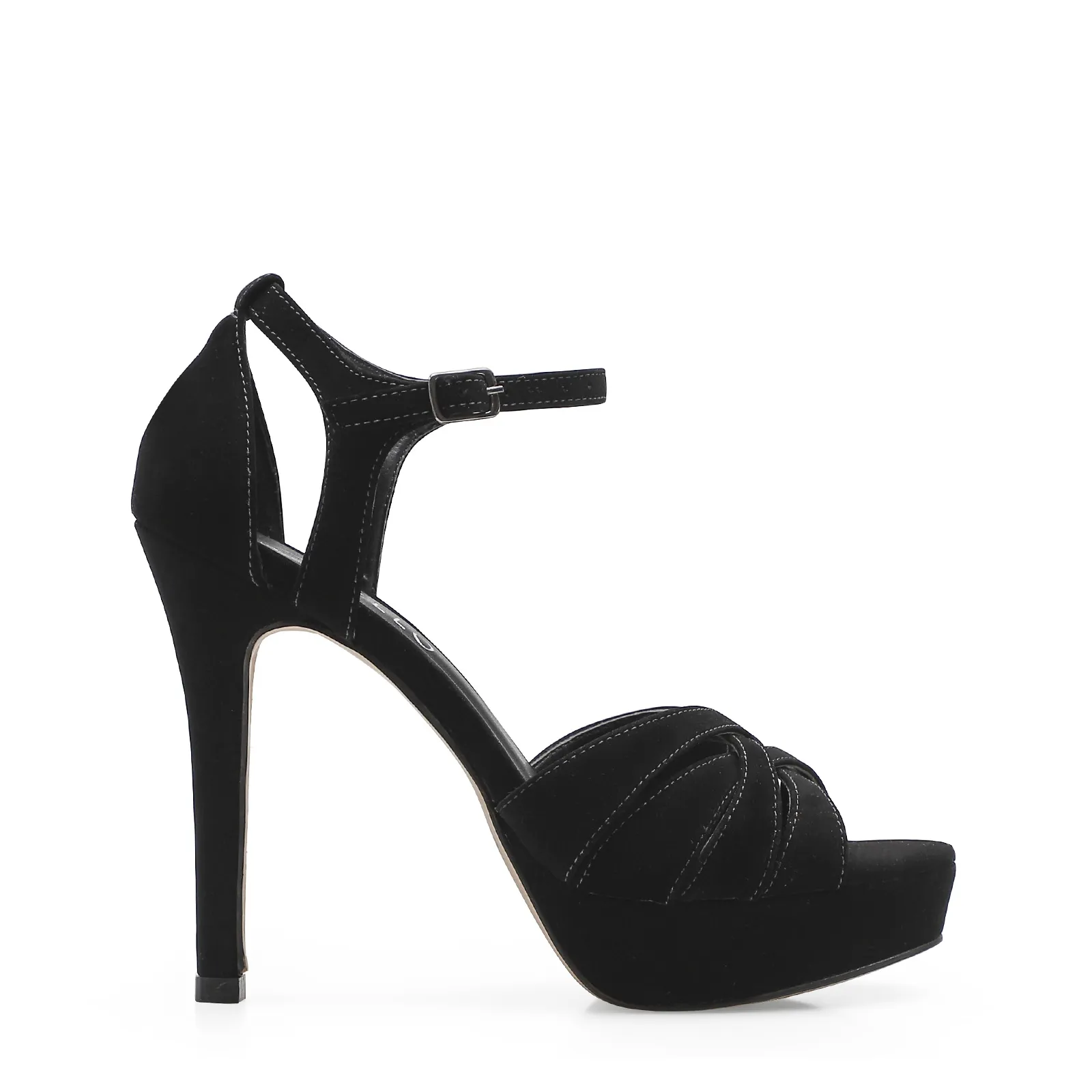 Sandália Meia Pata Nobuck Preto